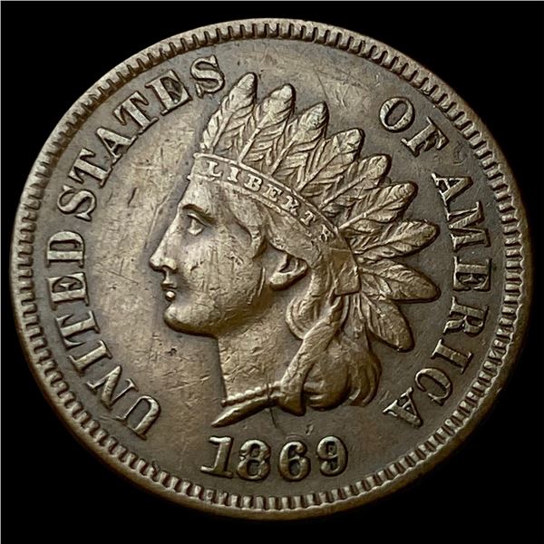 1869 Indian Head Cent CLOSELY UNCIRCULATED