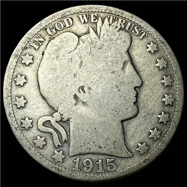 1915 Barber Half Dollar NICELY CIRCULATED