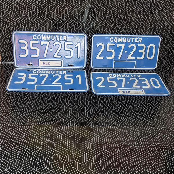Vintage License Plates