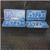 Image 1 : Vintage License Plates