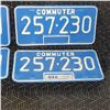 Image 3 : Vintage License Plates
