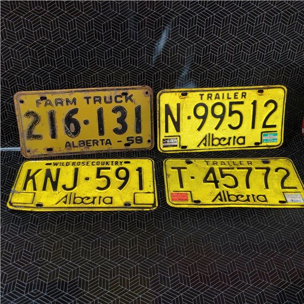 Vintage License Plates