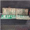 Image 1 : Vintage License Plates