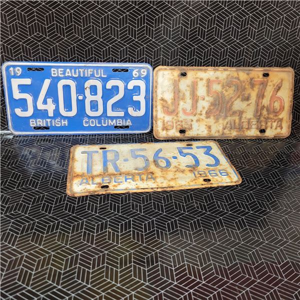 Vintage License Plates