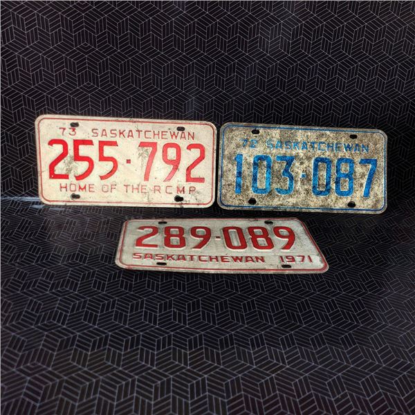 Vintage License Plates
