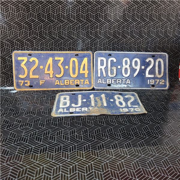 Vintage License Plates