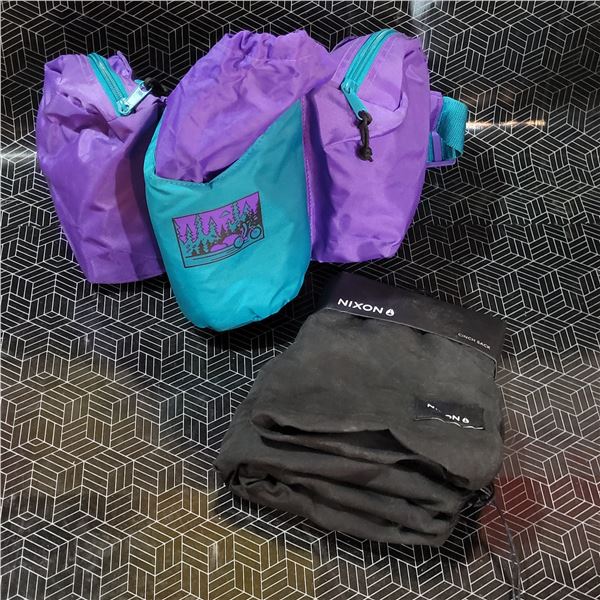 1990s Fanny Pack & New Mixon Cinch Sack