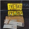Image 1 : Vintage License Plates