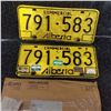Image 2 : Vintage License Plates
