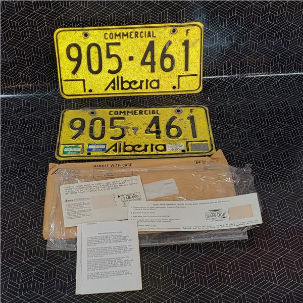 Vintage License Plates