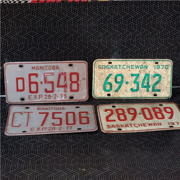 Vintage License Plates
