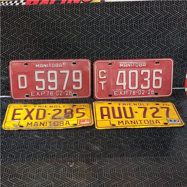 Vintage License Plates