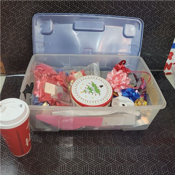 Organizer Tote of Holiday Items