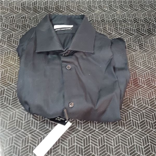 New Calvin Klein Black Dress Shirt Size 16.5 34-35
