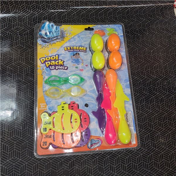 Aqua Games Extreme Under Water Pool Pack Toy