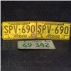 Image 1 : Vintage License Plates
