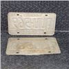 Image 2 : Vintage License Plates