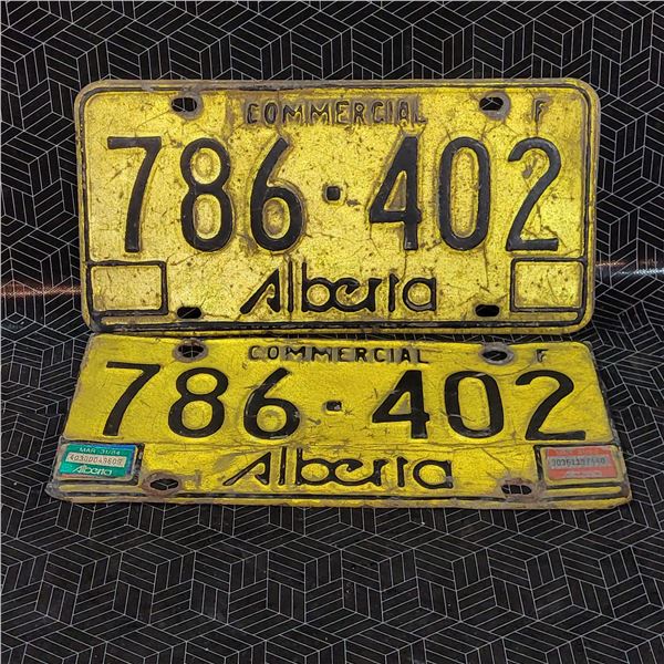 Vintage License Plates