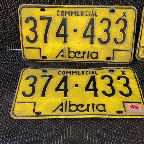 Vintage License Plates