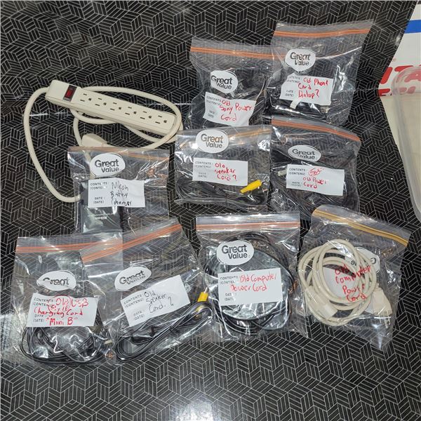 Lot of Various Cords