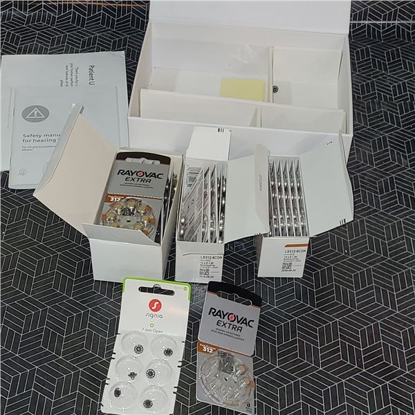 Large Lot of Hearing Aid Batteries