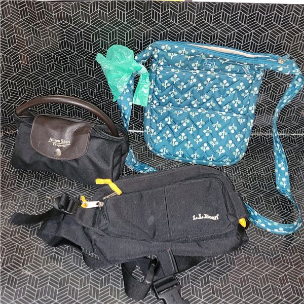 Lot of Bags - LL Bean, Lug, Compact Bag