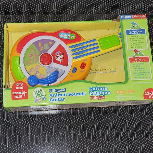 Leap Frog Bilingual Animal Sounds Guitar