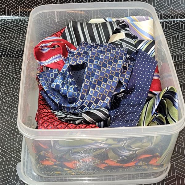 Tote of Silk Ties