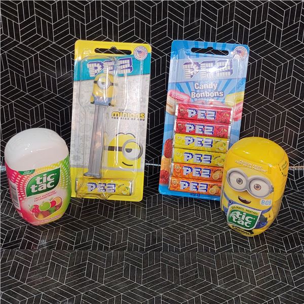 Minion Pez Candy Dispenser, Candy, Tic Tacs