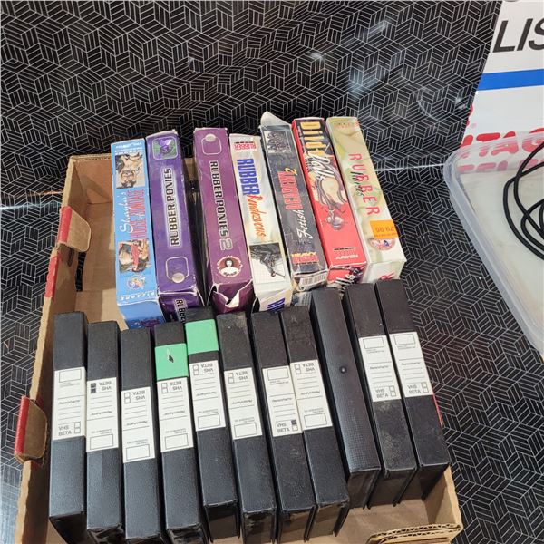 Fruit Flat of Vintage Beta XXX Movies