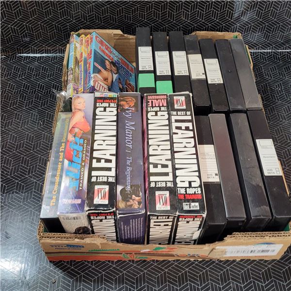 Fruit Flat of Vintage Beta XXX Movies