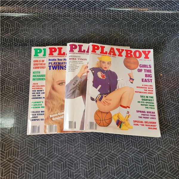 Lot of 1989 Playboy Mags