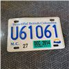 Image 1 : Older BC Motorcycle Plate - Retired