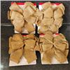 Image 1 : 4 Large Gold Bows