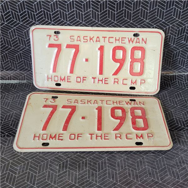 Vintage License Plates