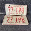 Image 1 : Vintage License Plates