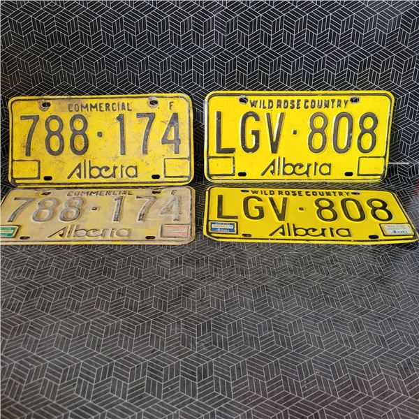 Vintage License Plates