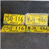 Image 1 : Vintage License Plates