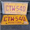 Image 1 : Vintage License Plates