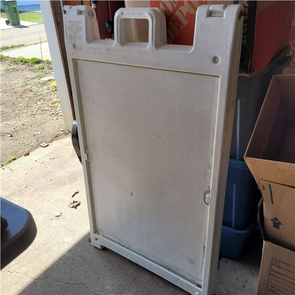 Plastic A Frame or Sandwich Board
