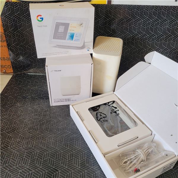Vairous Home Internet and Google Nest Hub