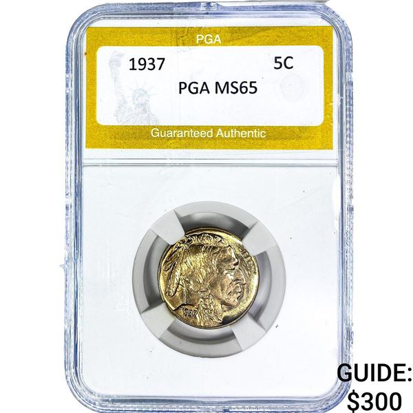 1937 Buffalo Nickel PGA MS65