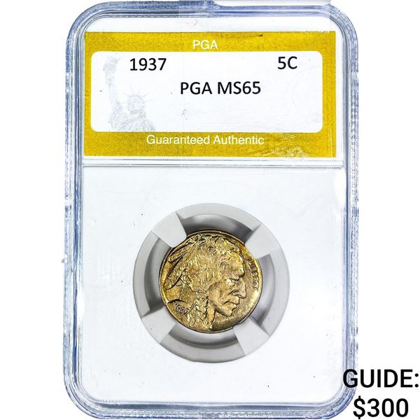 1937 Buffalo Nickel PGA MS65