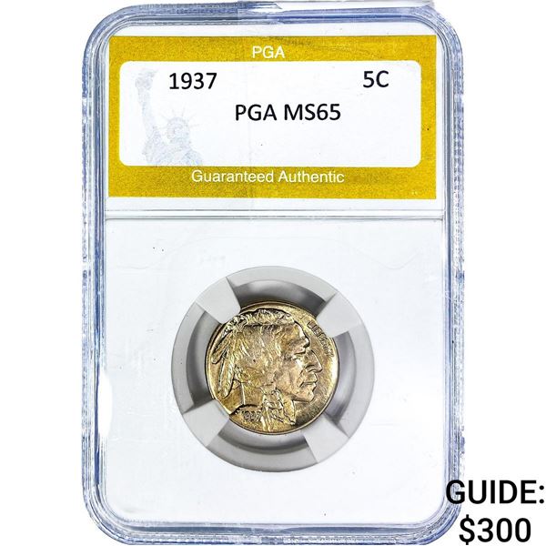1937 Buffalo Nickel PGA MS65