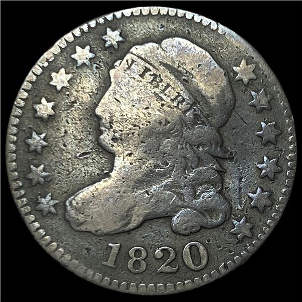 1820 Silver Capped Bust Dime NICELY CIRCULATED