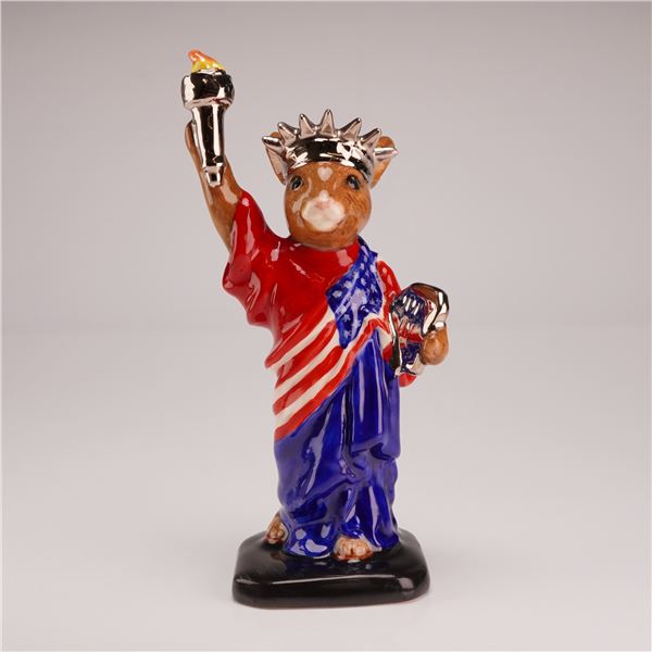Royal Doulton Bunnykins Prototype Special Colorway Figurine, Statue of Liberty