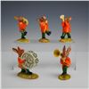 Image 1 : 5pc Royal Doulton Prototype St. Paddy's Oompah Band Bunnykins Figurines