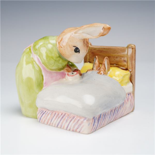 Royal Doulton Beatrix Potter Original Design Prototype Figurine, Peter in Bed
