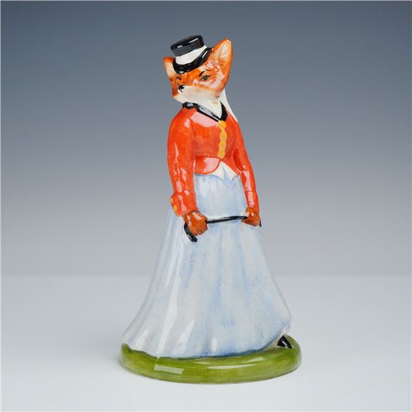 Grays Staffordshire Anthropomorphic Lady Fox Hunting Figurine