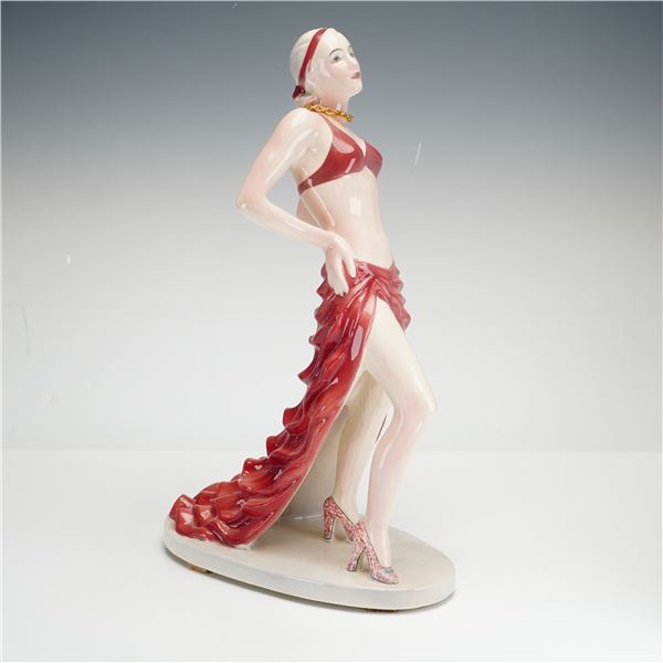 American Goldscheider Ceramic Art Deco Sculpture by Helen Liedloff